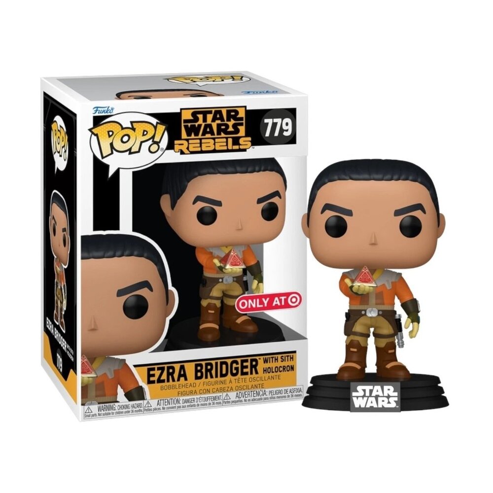 Funko Pop Star Wars Rebels Ezra Bridger w/ Sith Holocron Vinyl Figure #779